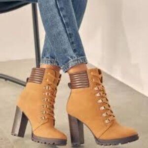 Shandee Lace Up Booties - New